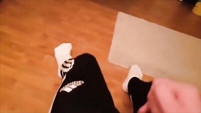 Gay Adidas Cum - Trackies and Socks Fetish Amateur Cum Shots