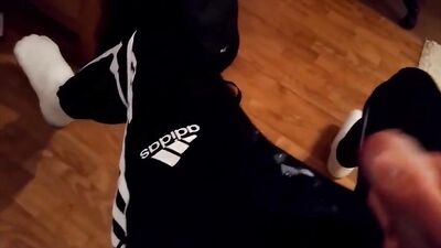 Gay Adidas Cum - Trackies and Socks Fetish Amateur Cum Shots
