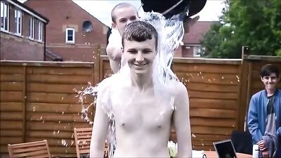 Ice Bucket Challenge Group Gets Naked And Dirty!