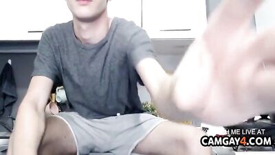 Blond Web-Cam Solo Stroke King