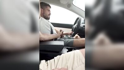 Gay Porn: EV Fun - Big Cocks, Cum Shots & Handjob Outside