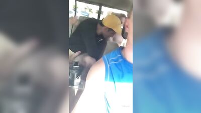 Driving Desires: Muscle Men Cumshot and Blowjobs on the Road!