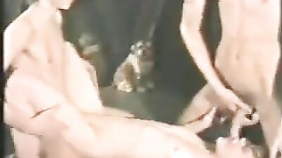 Vintage Hot Lads Pleasure the Girl - Bareback Big Cocks Bisexual Handjob Mix Oral Straight Boys