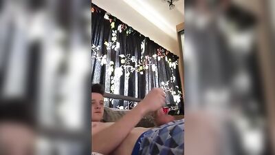 Gay College Frat Boys: Edge-ing and Exploding in the Dorm Room Webcam Snapchat!