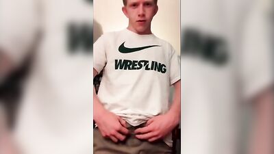 Nike lad strips for his gf