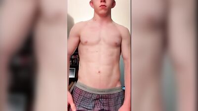 Nike lad strips for his gf