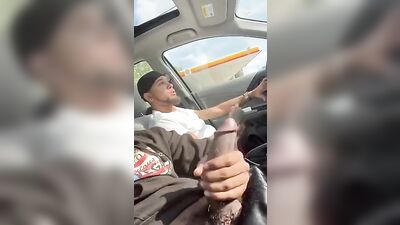 Road Bulge: Bored Brothers Public Cum Shots in Atlanta