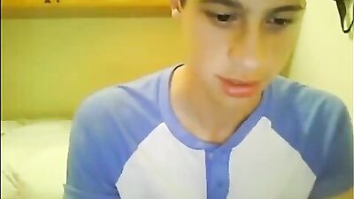 Unleashed Smiling Twink Cock Worship