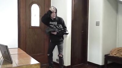 No Mercy for This Thief! - Black Bareback Interracial Oral Action