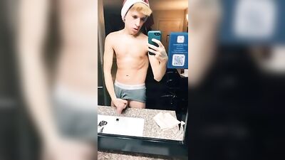 Blonde Twink Andrew Almanza: Big Cocks and Solo Fun