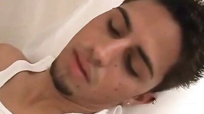 Young Stud in White Boxer Briefs Gets Fondled and Jacked Off