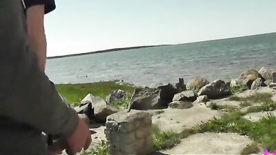 Cute Twinks Beach Fun - First Time Bareback Amateur Mix!
