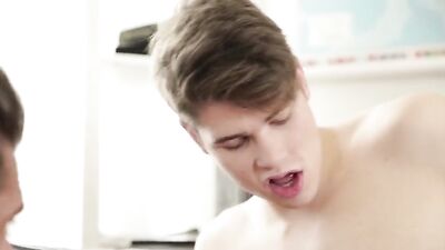 Gay Teacher Homecoming! Action-Packed Bareback Cum Shots and Oral Delights