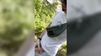 Young Dick in Public Display