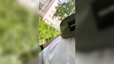 Young Dick in Public Display