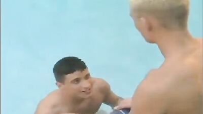 Young Blondes Poolside Anal Adventure: Boys Porn Edition!