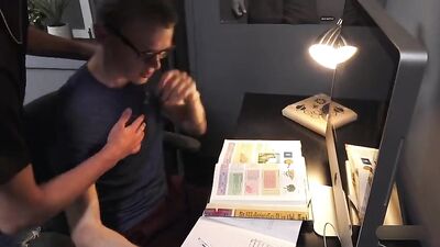 Study Session Flip-Fuck: Hardcore Bareback Gay Porn Action!