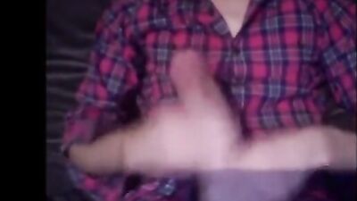 Cum from a Big Cock Twink: Solo Web-Cam Action