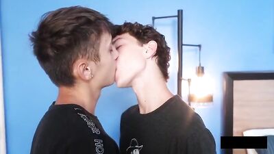 Flip with Blue Bedroom Twinks: Cum Shots Galore!