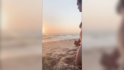 Beach Bum - Twink Cums on Shore!