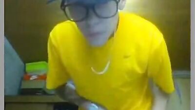 Gay Twink Boy Cock Masturbating on Web-Cam Gayboystube