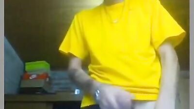 Gay Twink Boy Cock Masturbating on Web-Cam Gayboystube