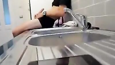 Gangbang in the Office: Dishwasher Boys Wild Oral Encounter!