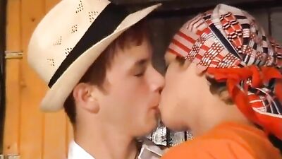 Hat-Wearing Hotties: Action-Packed Bareback Oral Sex!