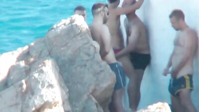 Well-Endowed Latino Hunks Release Their Cum in Group Sex Relief!