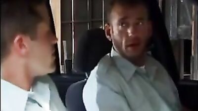 Two in a Car: Gay Public Handjob Cumshots Adventure!