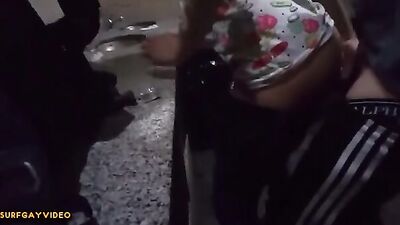 Straight Outta Public - Two Twinks Jerking in the Open!