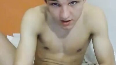 Gay Cutie Jerks His Own Cum! - A Tasty Treat Cam Boys Porn