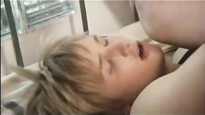 Two Twinks Share The Blonde Bitch