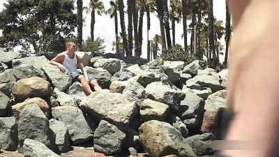 Handjob Reach Around Fury - Gay Porn Cum Shots!