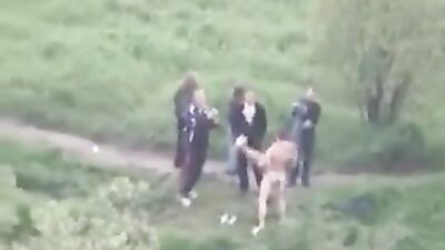 Gangbang in Public: Amateur Bisexual Fetish First Time Fun