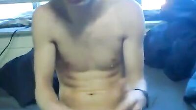 Webcam with his boyfriend: Beating off before homer boys get the action