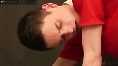 No Mercy in the Locker Room! - Aarons Ass Destroyed by Cum-Crazed Jocks!