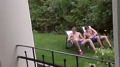 Freshmen Love: Blond Boys Oral Romance