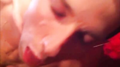 Cumming for Daddys Spray: Step Sons Facial Cock Worship!