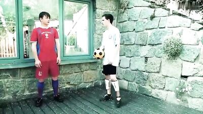 Buzzcut Soccer Lads: Rimming and Bareback Fun in the Field!