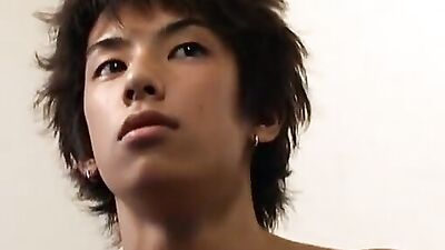 Young Asian Freshman: Naked Twink Cum Shot!