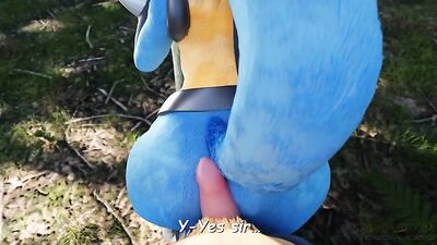 Two Lucarios Fucking: Bareback Adventure