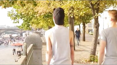 Gay Porn Videos: Cute Slug Twinks Explore Blue Futons Barebacking Fun!