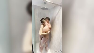 In the shower time boys - Amateur edition