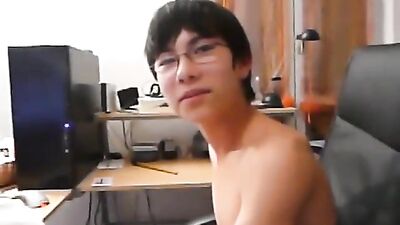 Asian French Boy Wanks Again for His Friends Filming Pleasure!