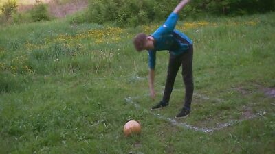 Forest Couch Connection - Action Bareback Handjob Oral Public Outside!