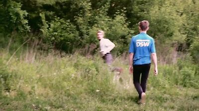 Forest Couch Connection - Action Bareback Handjob Oral Public Outside!