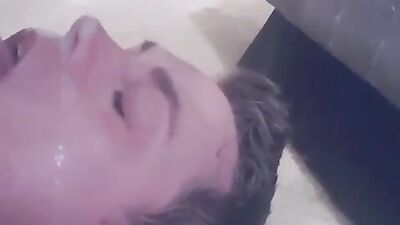 The Ultimate Self-Facial: A Young Twink Cumming on His Own Face!