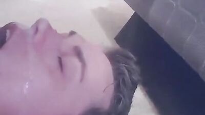 The Ultimate Self-Facial: A Young Twink Cumming on His Own Face!
