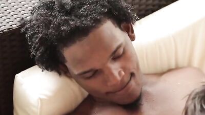 Gangbang in Heat! 2 White and 2 Black Boys Unleashing Their Gay Porn Desires